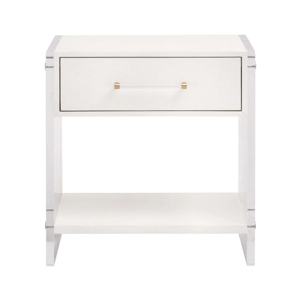 Sonia Shagreen 1-Drawer Nightstand