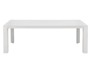 MERANO DINING TABLE - WHITE - 90"