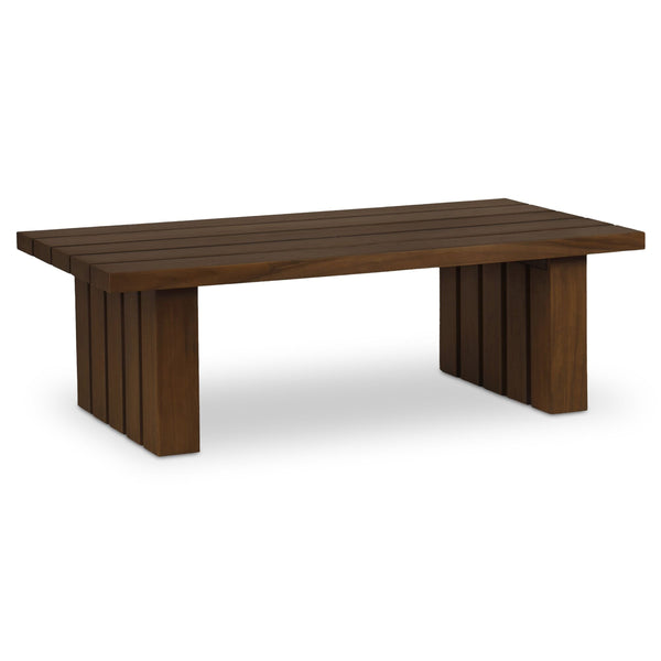 Moe's Denby Outdoor Coffee Table in Brown