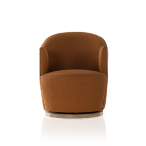Aurora Swivel Chair In Patton Burnish