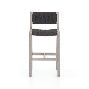 Delano Outdoor Bar Stool-Grey