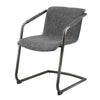 Indy Fabric Dining Side Chair In Blazer Dark Gray (Set of 2)