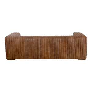 Castle Sofa in Brown Leather