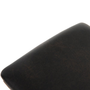 Union Saddle Bar Stool-Dist Black