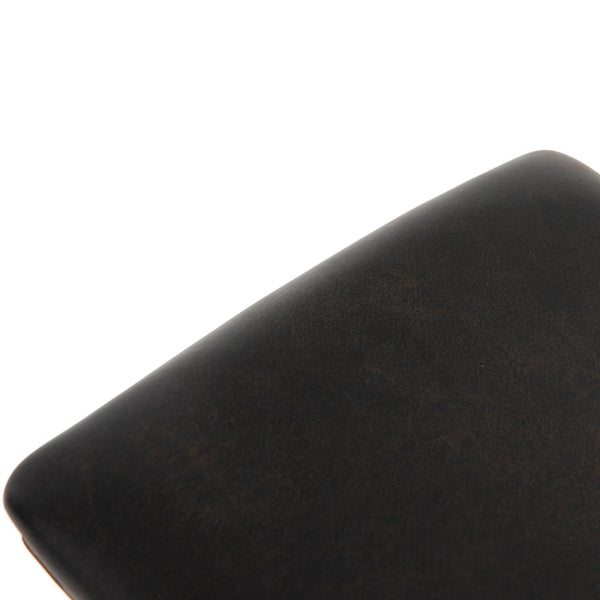 Union Saddle Bar Stool-Dist Black