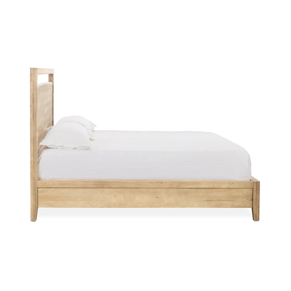 Laguna Solid Wood Bed with Cutout Headboard - Eastern King