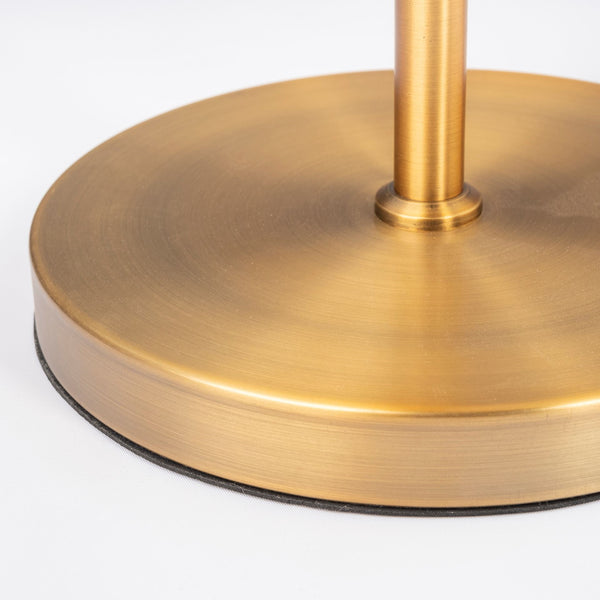Fragon I (26"H) Gold-Tone Metal Adjustable Cone Shade Table Lamp