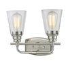Annora 2 Light Vanity  in Brushed Nickel Finish
