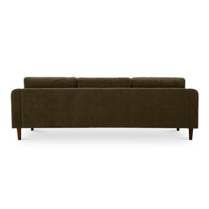 Quinn Sectional Cedar Green with Reversible Chaise
