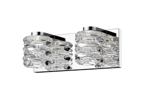 Dawson 2 Light Vanity in Chrome  Finish