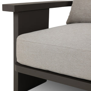 Tahana Outdoor Metal Chair - Casa Grey