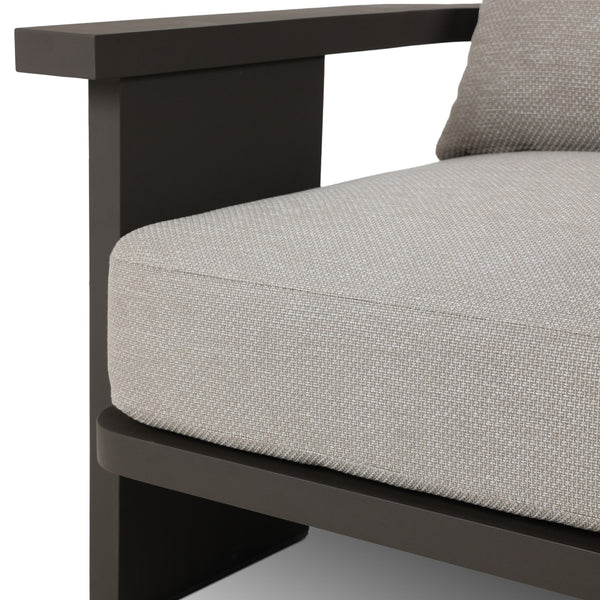 Tahana Outdoor Metal Chair - Casa Grey