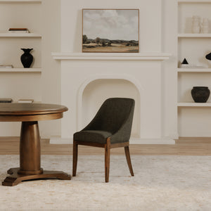 Edward Dining Chair in Heather Green