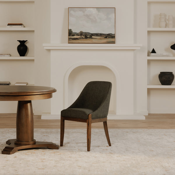 Edward Dining Chair in Heather Green
