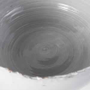Larsen 13L x 13W White Ceramic Large Decorative Bowl