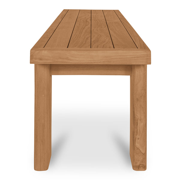 Marina Outdoor Dining Bench Natural Teak