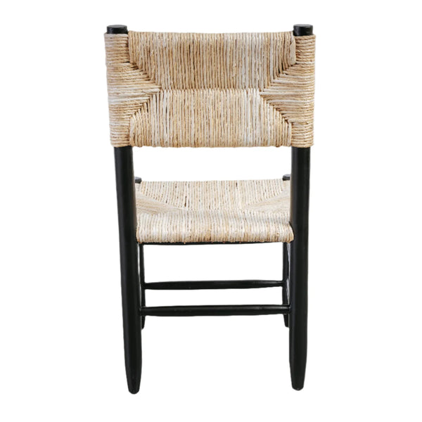 Sibyl Side Chair - Black & Natural