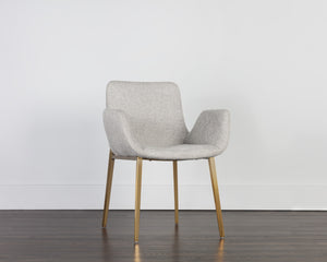 Lucano Dining Armchair - Belfast Heather Grey