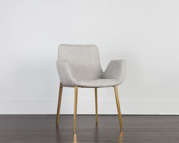 Lucano Dining Armchair - Belfast Heather Grey