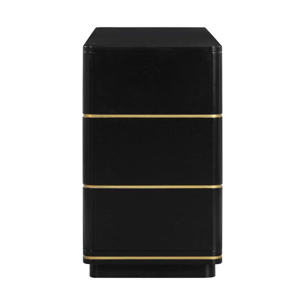 Julieta Black 6 Drawer Dresser