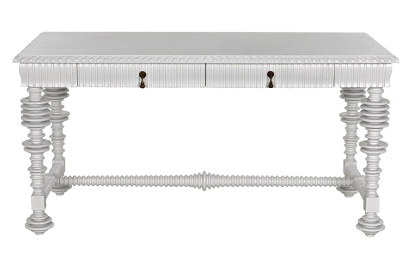 Portuguese Desk, Small, Solid White
