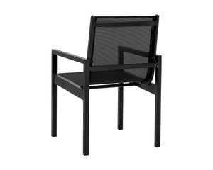 MERANO DINING ARMCHAIR - BLACK