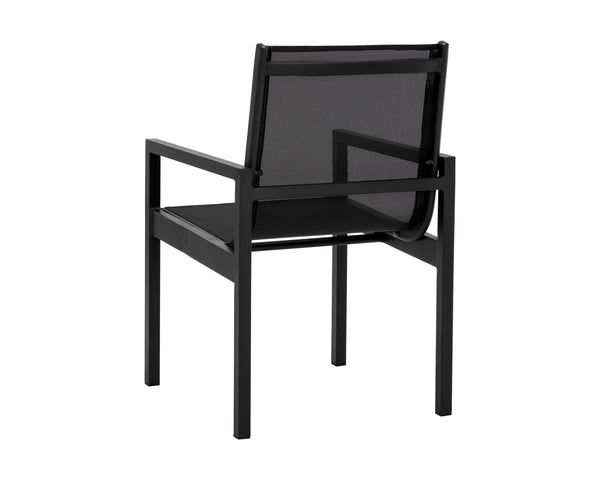 MERANO DINING ARMCHAIR - BLACK