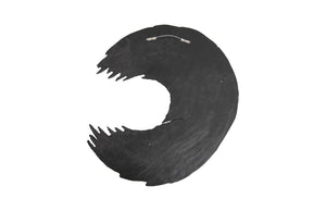 Swoop Wall Art, Black Wood, Smallall
