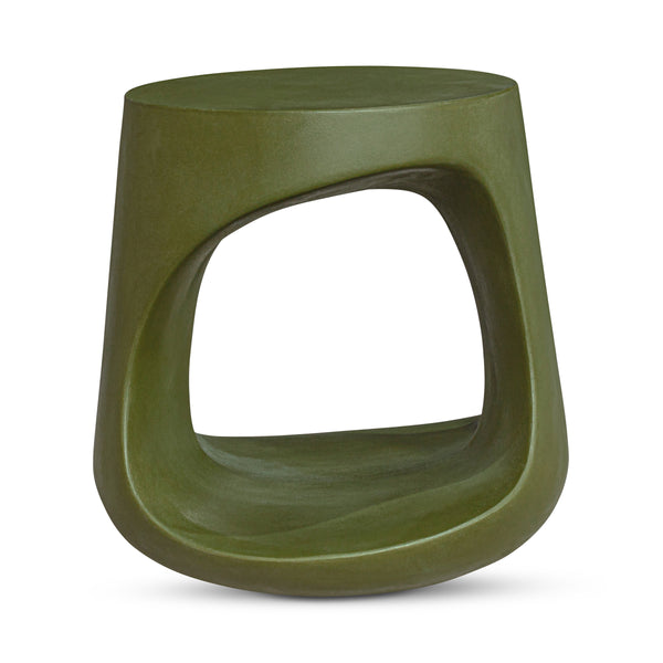 Moe's Rothko Outdoor Stool Green