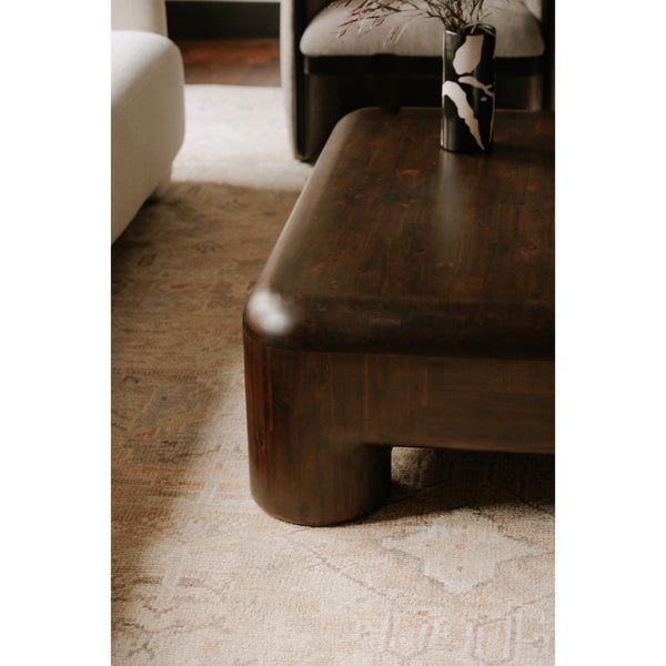 Rowan Coffee Table in Dark Brown Acacia Wood