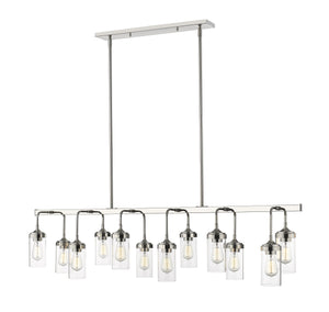 Calliope 12 Light Pendant in Polished Nickel Finish
