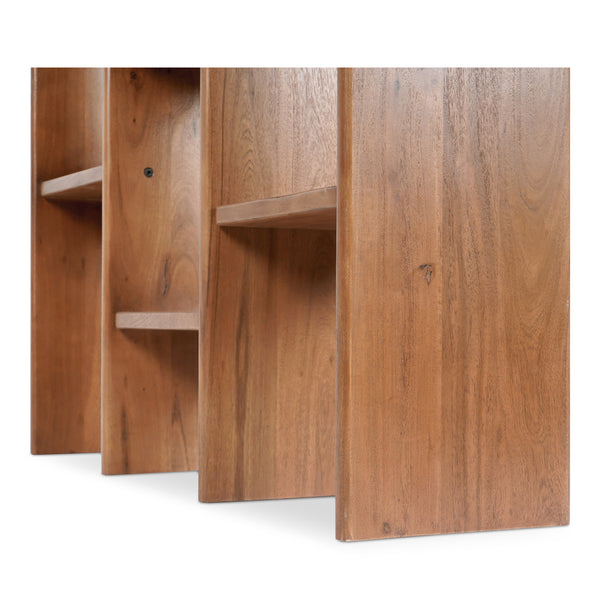 Moe's Orson Bookcase in Brown Acacia Wood