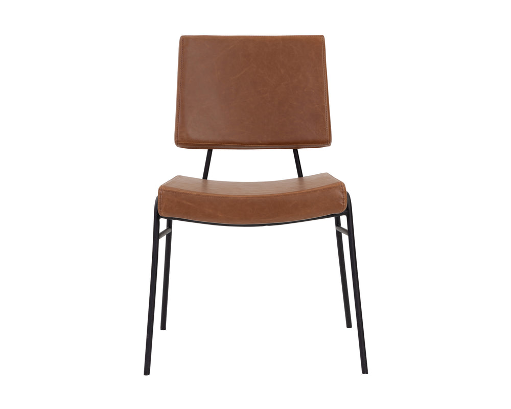 BRINLEY DINING CHAIR - BLACK - HAZELNUT