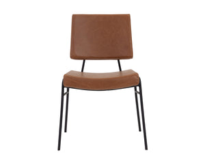 BRINLEY DINING CHAIR - BLACK - HAZELNUT