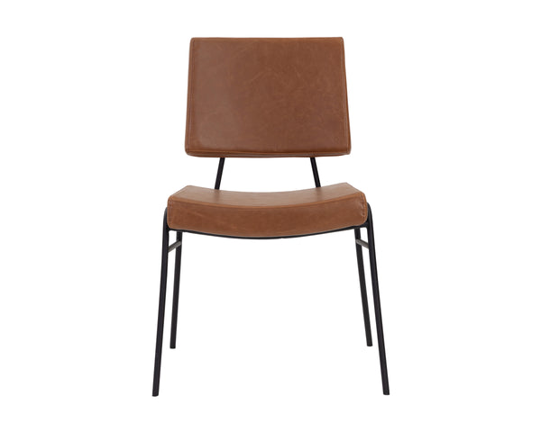 BRINLEY DINING CHAIR - BLACK - HAZELNUT