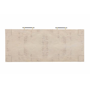Brandyss White Burl Work Desk