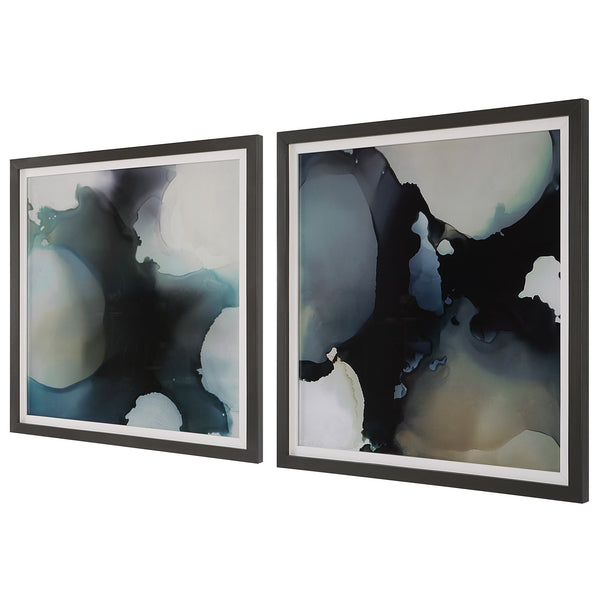 Telescopic Abstract Framed Prints, Set/2