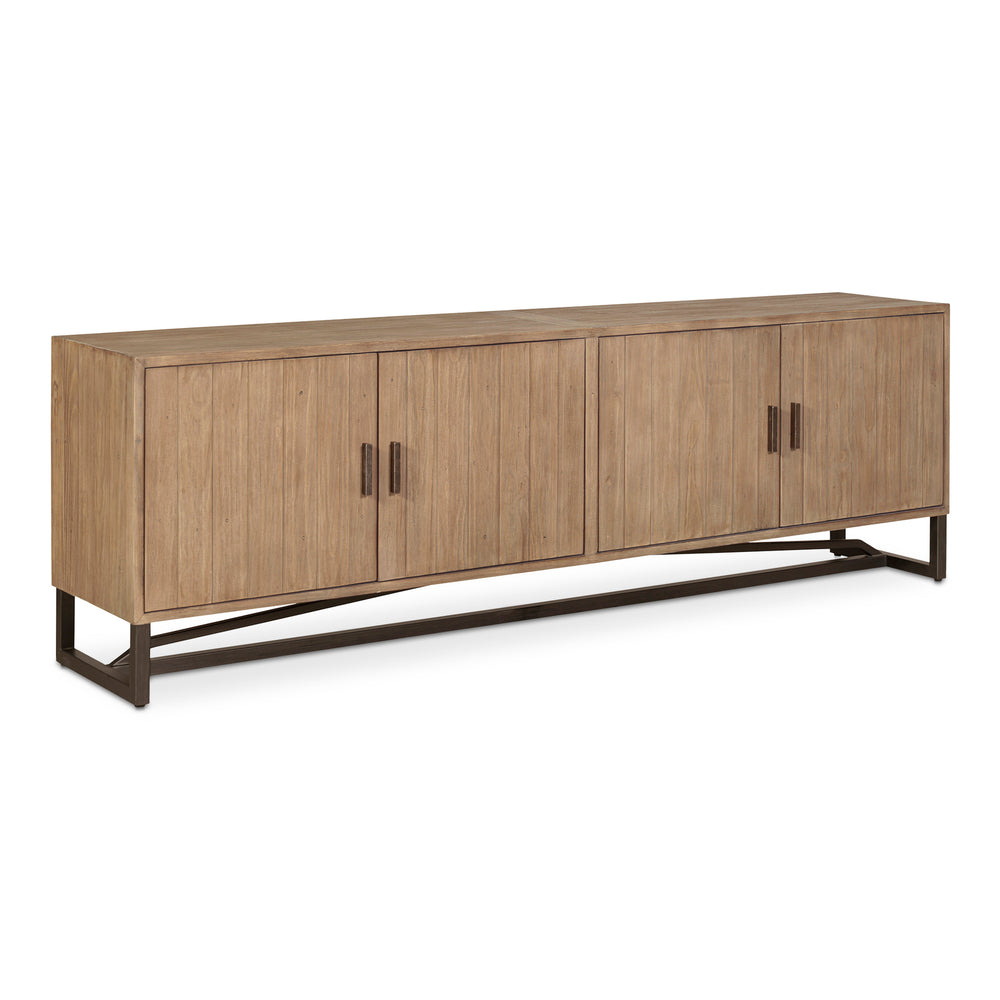 Moe's Sierra Media Unit Natural Reclaimed Pine
