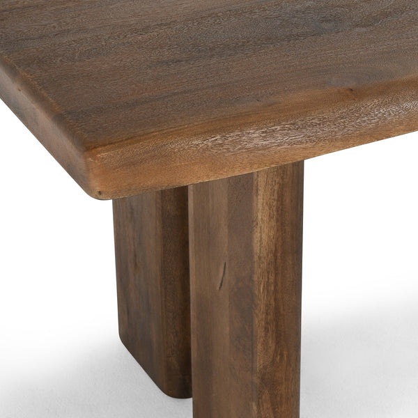 Holmes Solid Mango Wood Dining Table - Artisan Brown