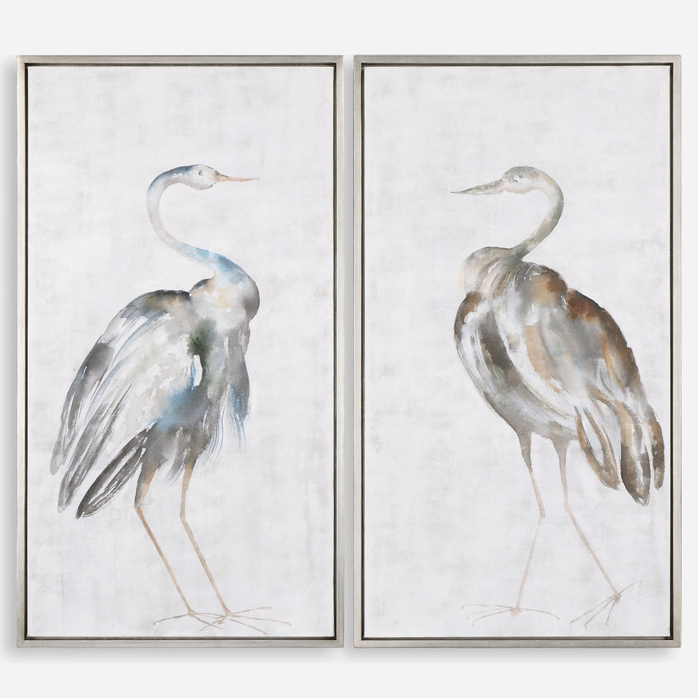 Summer Birds Hand Painted Canvases
