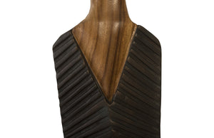 Vested Male Sculpture, Natural/Black Copper, MD