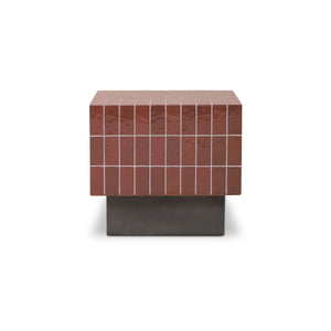 Moe's Farren Outdoor Side Table in Brown