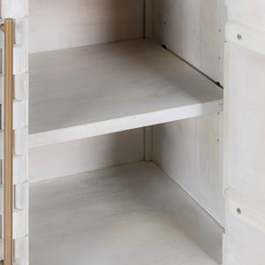 Norwood Solid Wood 4Dr Buffet - Coastal White