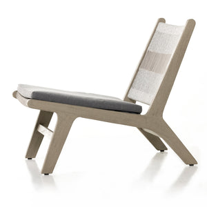 Julian Outdoor Chair In Weathered Grey
