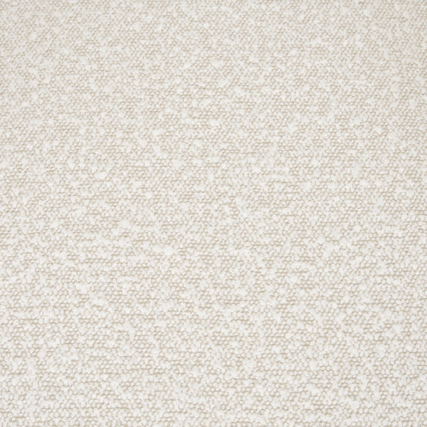Brently Dining Chair w/ Cream Boucle Fabric & Matte Black Metal Legs