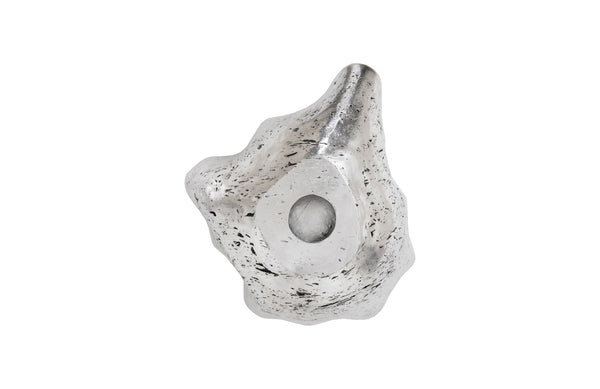 Cast Onyx Wall Bowl, Silver, Large