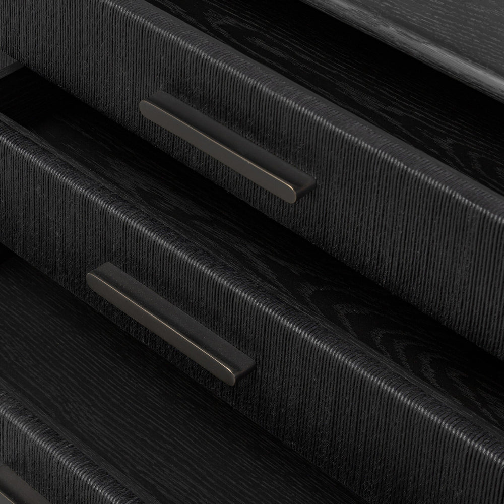 Rosenell Media Console - Black Paper Cord