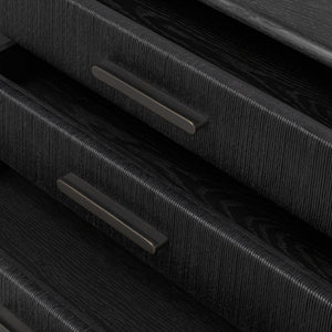 Rosenell Media Console - Black Paper Cord