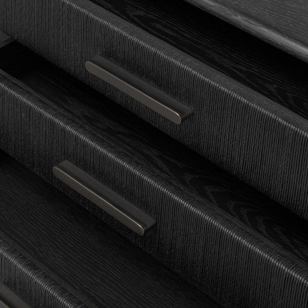Rosenell Media Console - Black Paper Cord