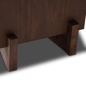 Castillo Media Console In Chestnut Parawood